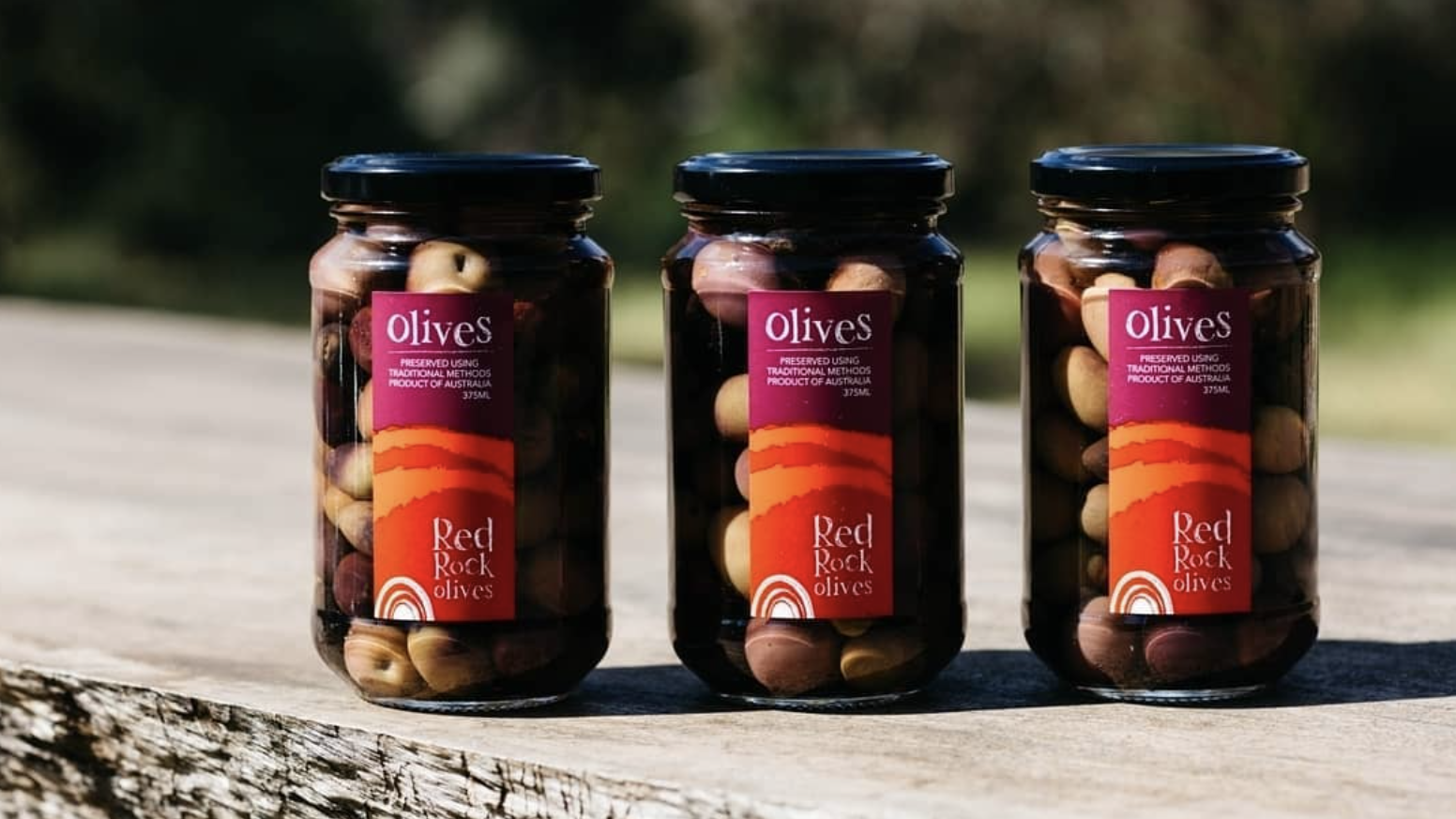 Red Rock Olives Mixed jars