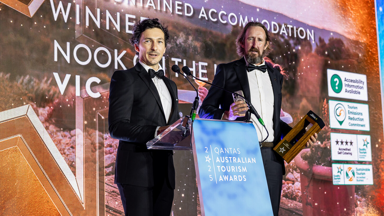 Australian Tourism Awards speech Nook On The Hill